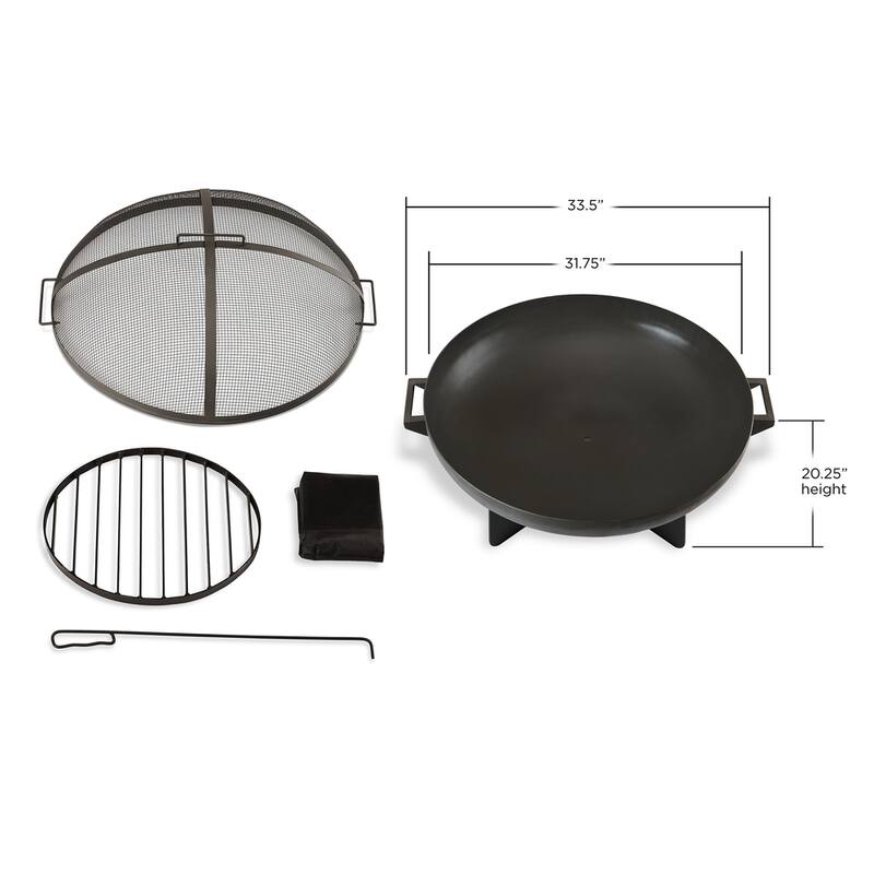 Real Flame Grey Anson Fire Bowl - On Sale - Bed Bath & Beyond - 11600246