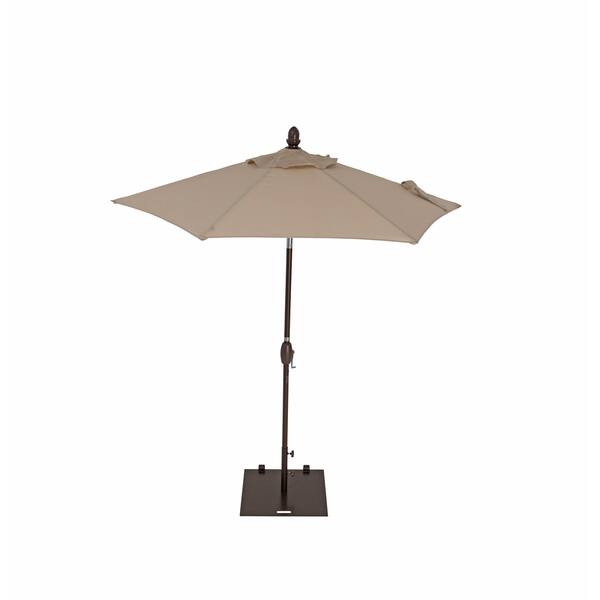 Shop Black Friday Deals On Trueshade Plus 7 Foot Aluminum Garden Parasol With Push Button Tilt And Crank Overstock 11600301