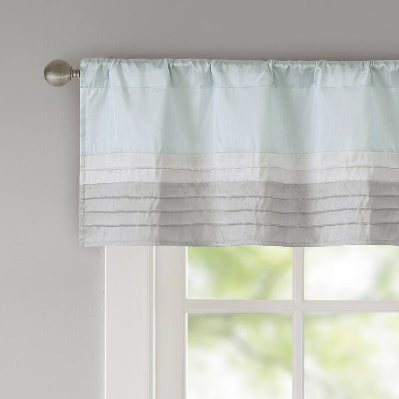 Madison Park Infinity Polyoni Pintuck Window Valance
