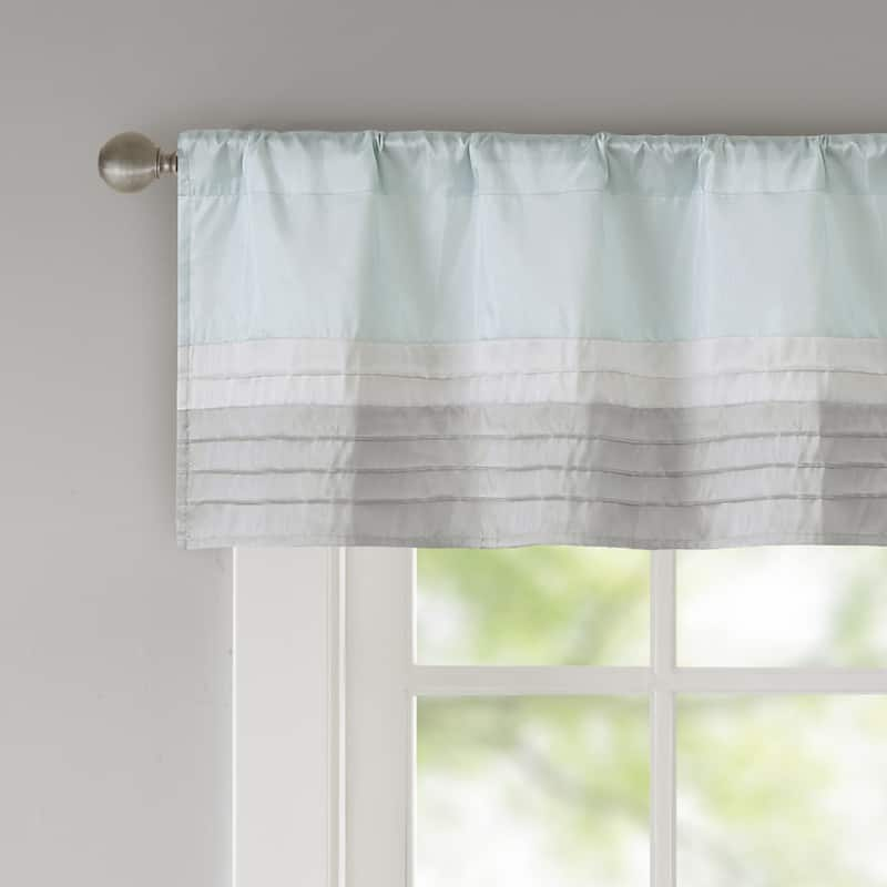 Madison Park Infinity Polyoni Pintuck Window Valance