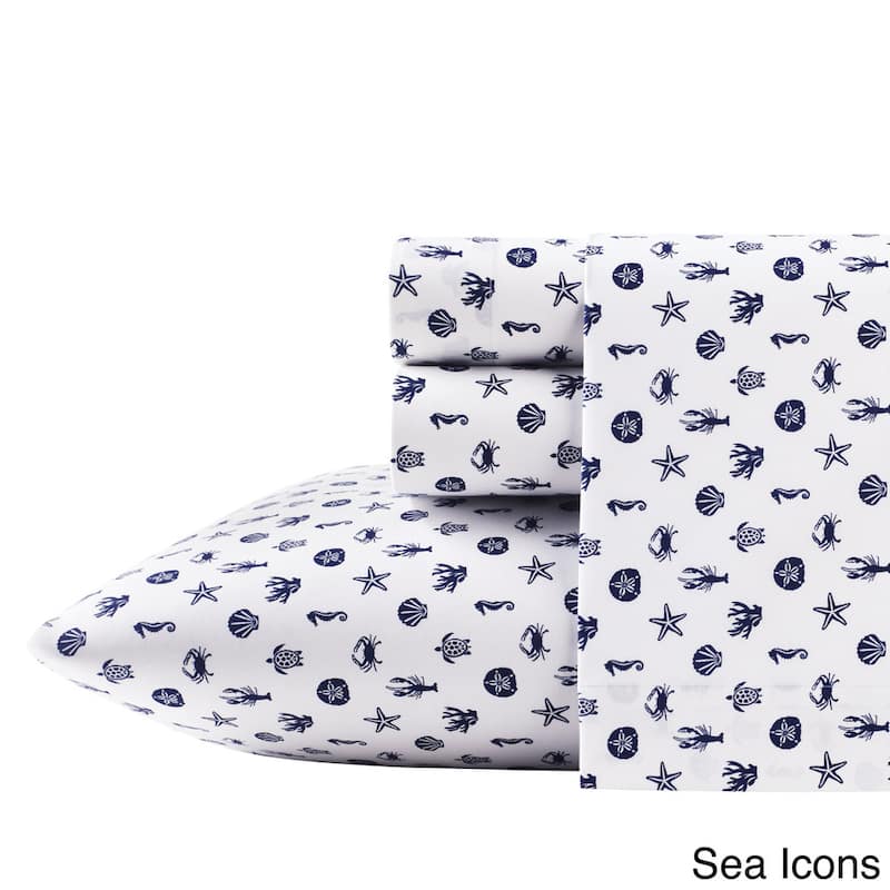 Poppy & Fritz Cotton Percale Printed Bed Sheet Sets