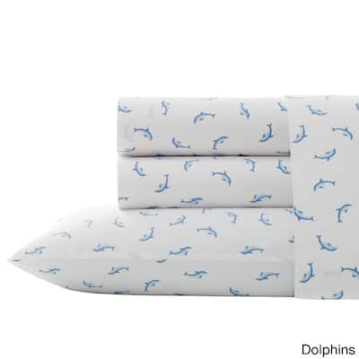 Poppy & Fritz Cotton Percale Printed Bed Sheet Sets