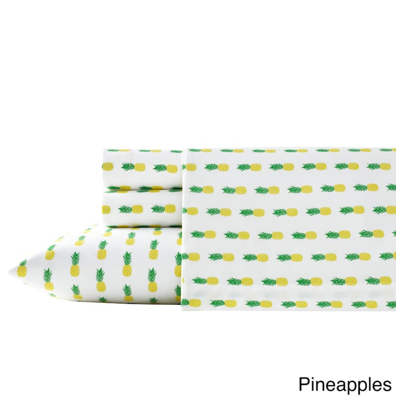 Poppy & Fritz Cotton Percale Printed Bed Sheet Sets