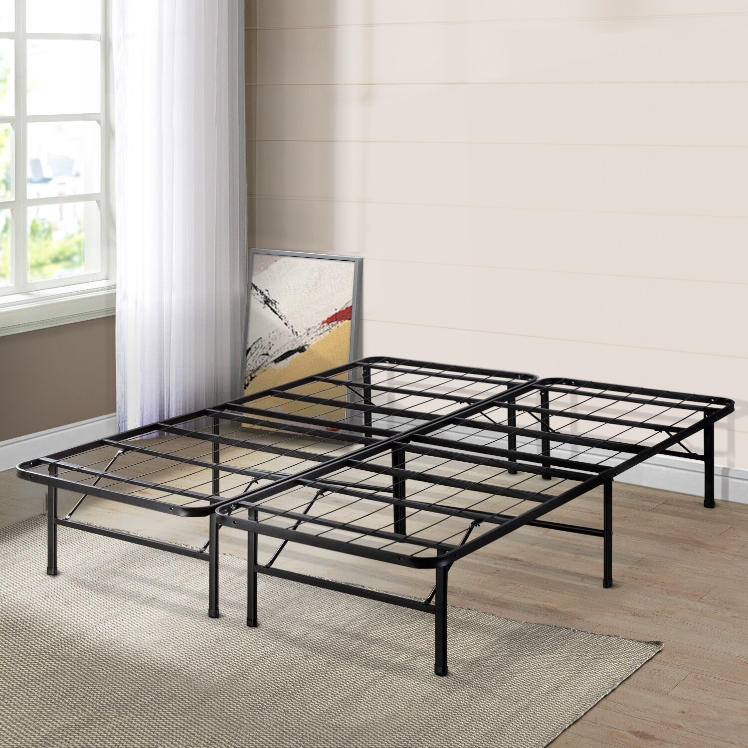 California King Size Bed Frame Platform 14 Inch Crown Comfort On Sale Overstock 11601742