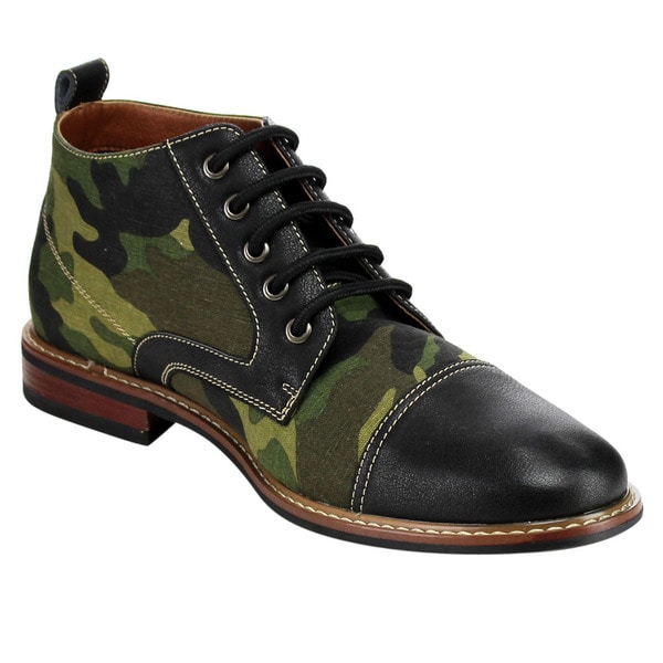 Ferro Aldo MFA1506013B Men's Combat Ankle Boots Free Shipping Today