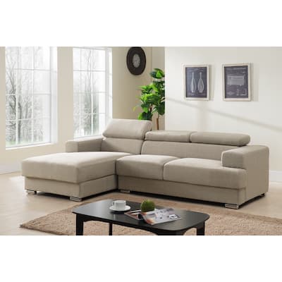 Gabriel Fabric Contemporary Sectional Sofa Set