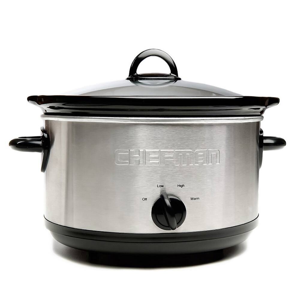 Chefman RJ15-6-SS-R 6-quart Oval Slow Cooker