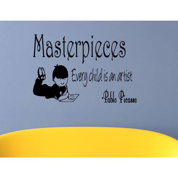 Child Every Child is an Artist Wall Art Sticker Decal Overstock