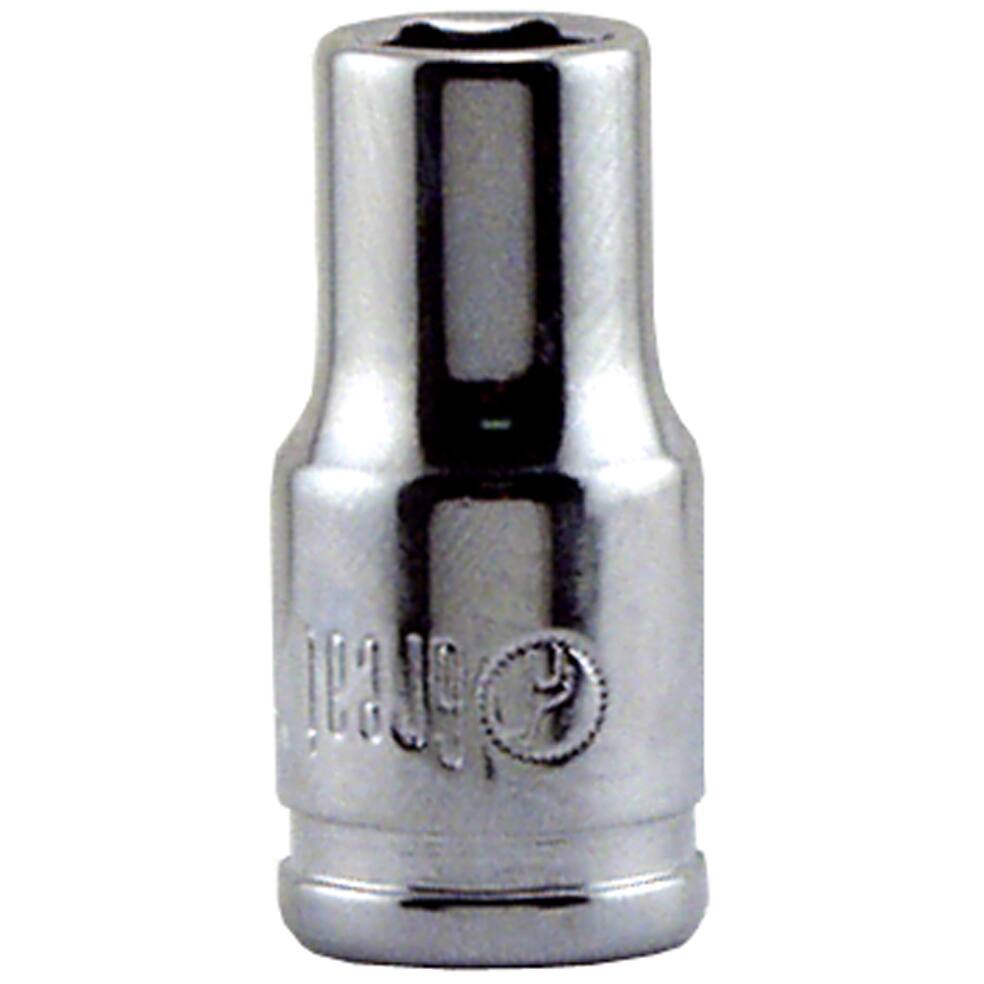 Great Neck 6MMS 6MM X 1/4" Drive 6 Point Socket Metric