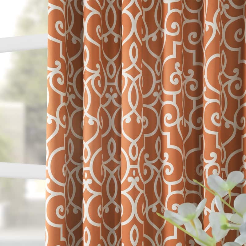 Exclusive Fabrics Nouveau Room Darkening Curtain Panel Pair (2 Panels)
