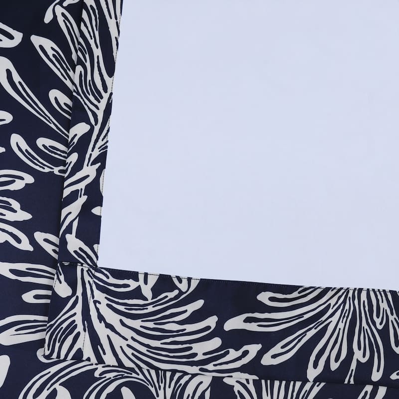 Exclusive Fabrics Palm Room Darkening Curtain Panel Pair