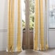 preview thumbnail 31 of 30, Exclusive Fabrics Flambe Striped Pattern Room Darkening Curtain Panel Pair (2 Panels)