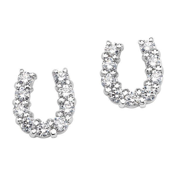 sterling silver horseshoe earrings