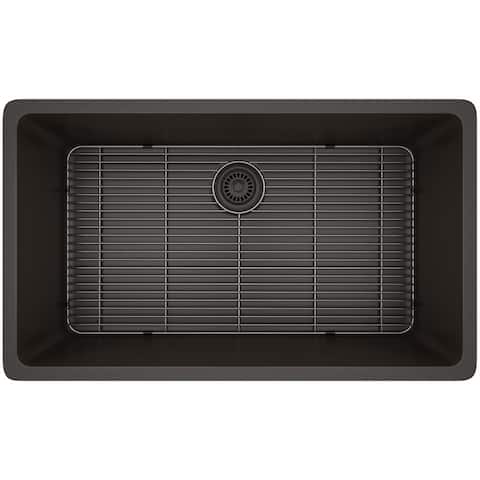 Lexicon Platinum Quartz Large Single Bowl Kitchen Sink