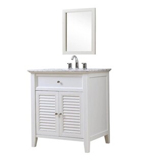 Direct Vanity Sink 32-inch Shutter Spa White Vanit