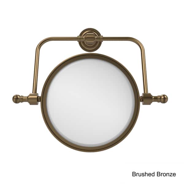 Allied Brass Retro Dot Collection Wall Mounted Swivel Make-Up