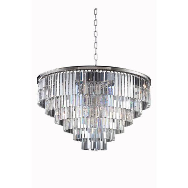 Somette Perth Collection Grand Crystal Pendant Lamp - Bed Bath & Beyond ...