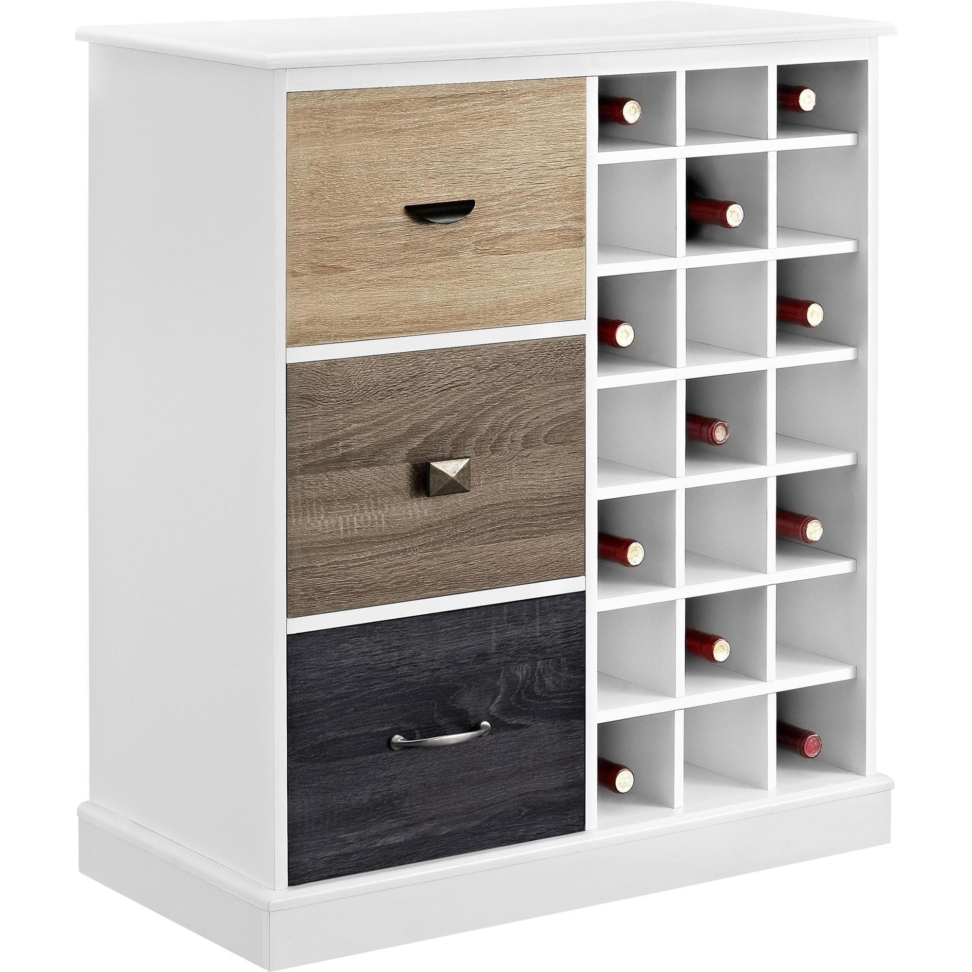 The Gray Barn Latigo White Wine Cabinet With Multicolor Door The Gray Barn Latigo White Wine Cabinet With Multicolor Door