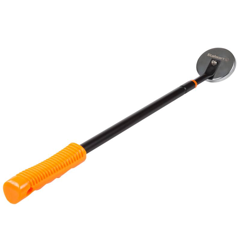 Telescoping Magnetic Pickup Tool - 40-Inch Magnet Stick with 50lb Capacity to Retrieve Metallic Objects by Stalwart (Orange)
