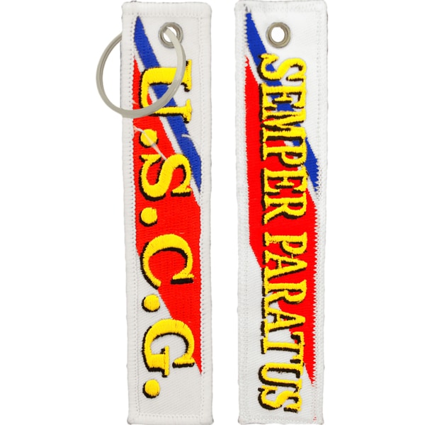 USCG Semper Paratus Keychain/ Luggage Tag