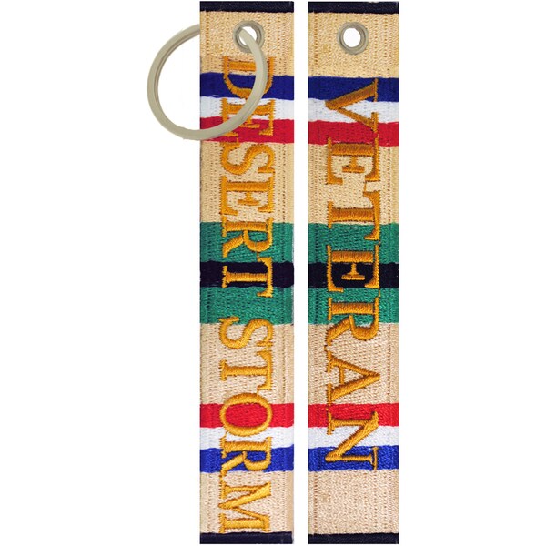 Desert Storm Veteran Keychain/ Luggage Tag