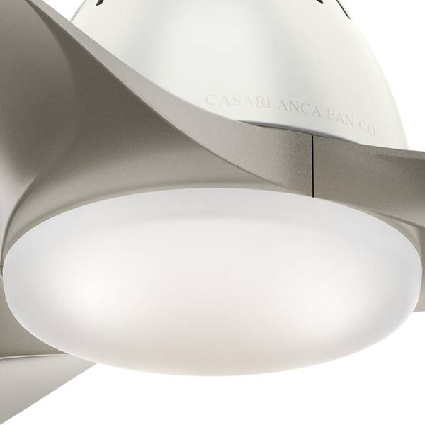 Casablanca Fan Wisp 52 Inch Fresh White With 3 Pewter Casablanca Fan Wisp 52 Inch Fresh White With 3 Pewter