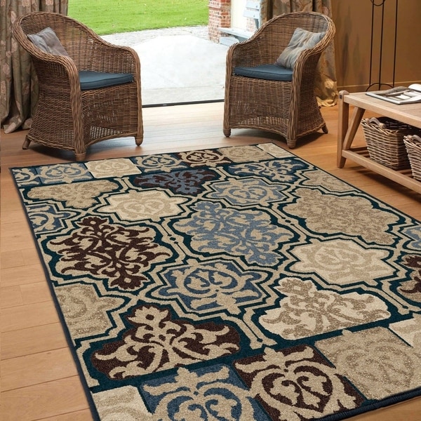 Havenside Home Midland Ornate Multi Area Rug (7'8 x 10'10)