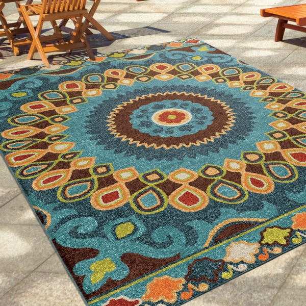 Carolina Weavers Indoor/Outdoor Santa Barbara Collection Pampano ...