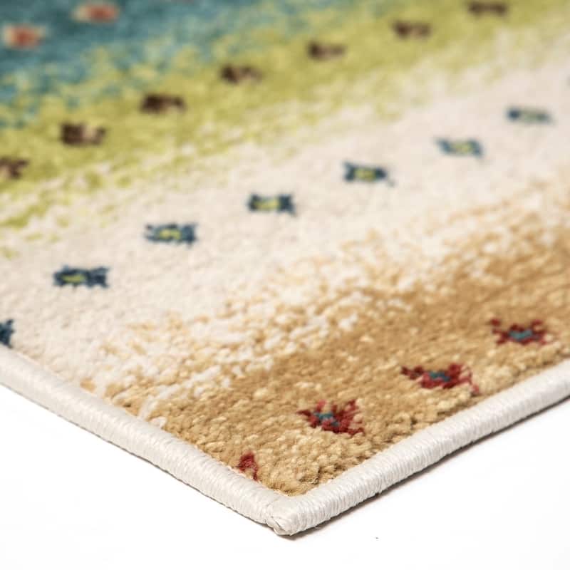 Indoor/ Outdoor Sarthe Stripes Area Rug