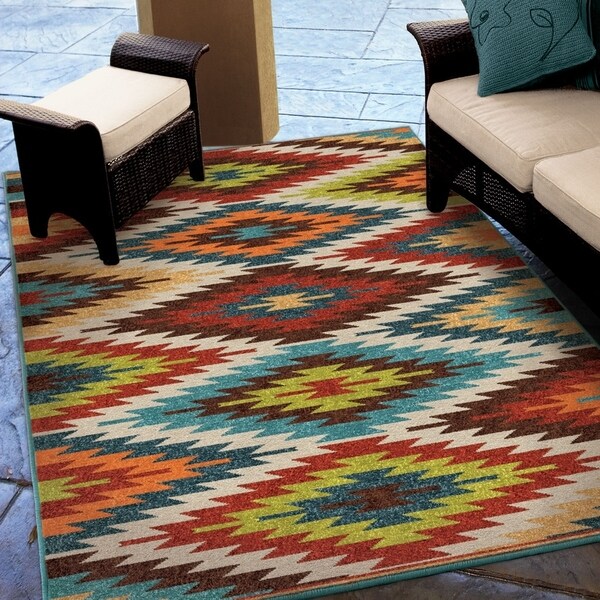 Shop The Curated Nomad Wildwood Indoor Outdoor Multi Area Rug 5