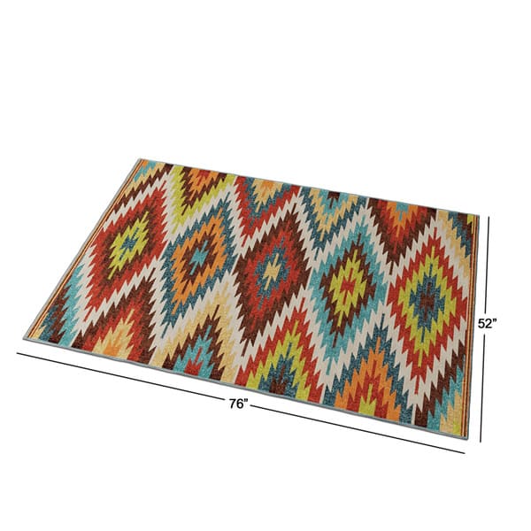 Orian Rugs Courtyard Outdoor Sedona MultiColor Bed Bath & Beyond