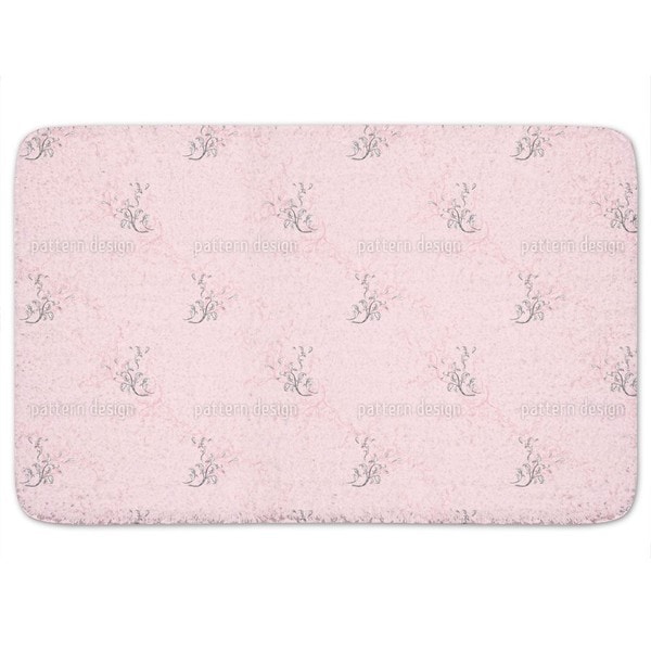 Flower Dreams In Rose Bath Mat