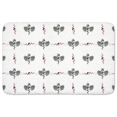 Yin Yang Dragon Bath Mat - Multi-color