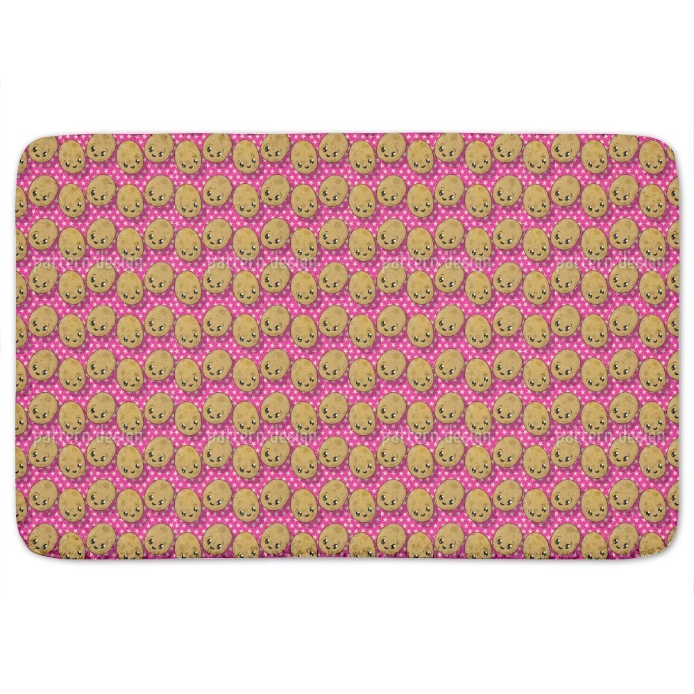 Shop The Small Kawaii Potatoes Bath Mat Multi Color Overstock 11609312