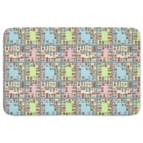 Shop Map Of City Bath Mat Multi Color Overstock 11609991