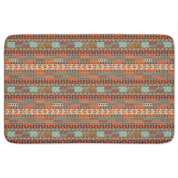 Ethno Stripes Bath Mat