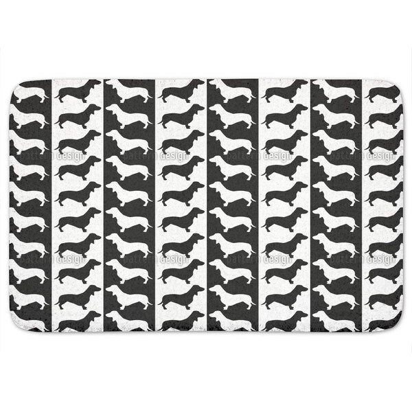 Dachshund Black And White Bath Mat Free Shipping On Orders Dachshund Black And White Bath Mat Free Shipping On Orders Over 45 11612746