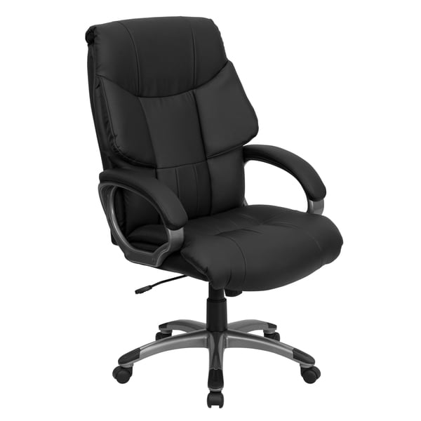 Vinko Black Leather Executive Adjustable Swivel Office Chair