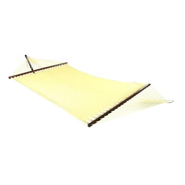 Sunnydaze Large 2 Person Rope Hammock - Soft-Spun Polyester, 133 Inch Long x 55 Inch Wide