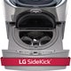 preview thumbnail 1 of 0, LG 1.0-cubic Foot SideKick Pedestal Washer, LG TWIN Wash Compatible in Graphite Steel