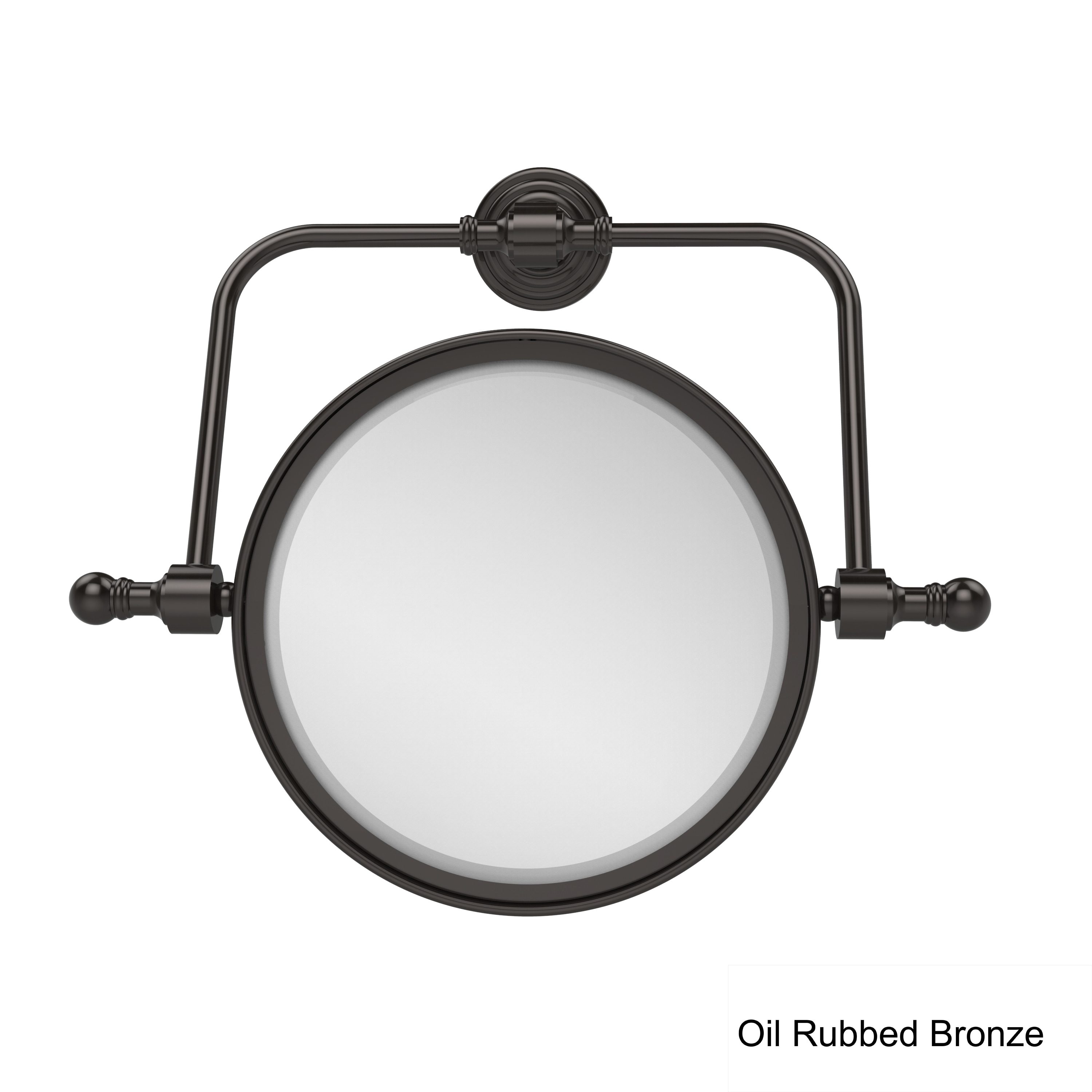 Allied Brass 8-inch Wall Mounted Makeup Mirror with 5X