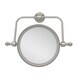 preview thumbnail 1 of 14, Allied Brass Retro Wave Collection Wall Mounted Swivel Make-Up Mirror 8-inch Diameter with 4X Magnification - 8"D