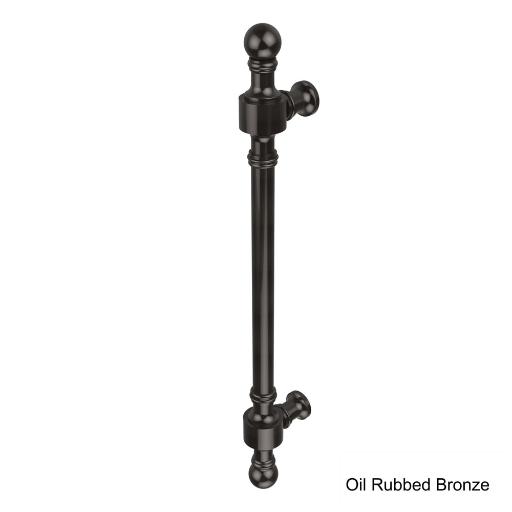 Allied Brass 8-in Door Pull with Dotted Accents, Oil Rubbed Bronze