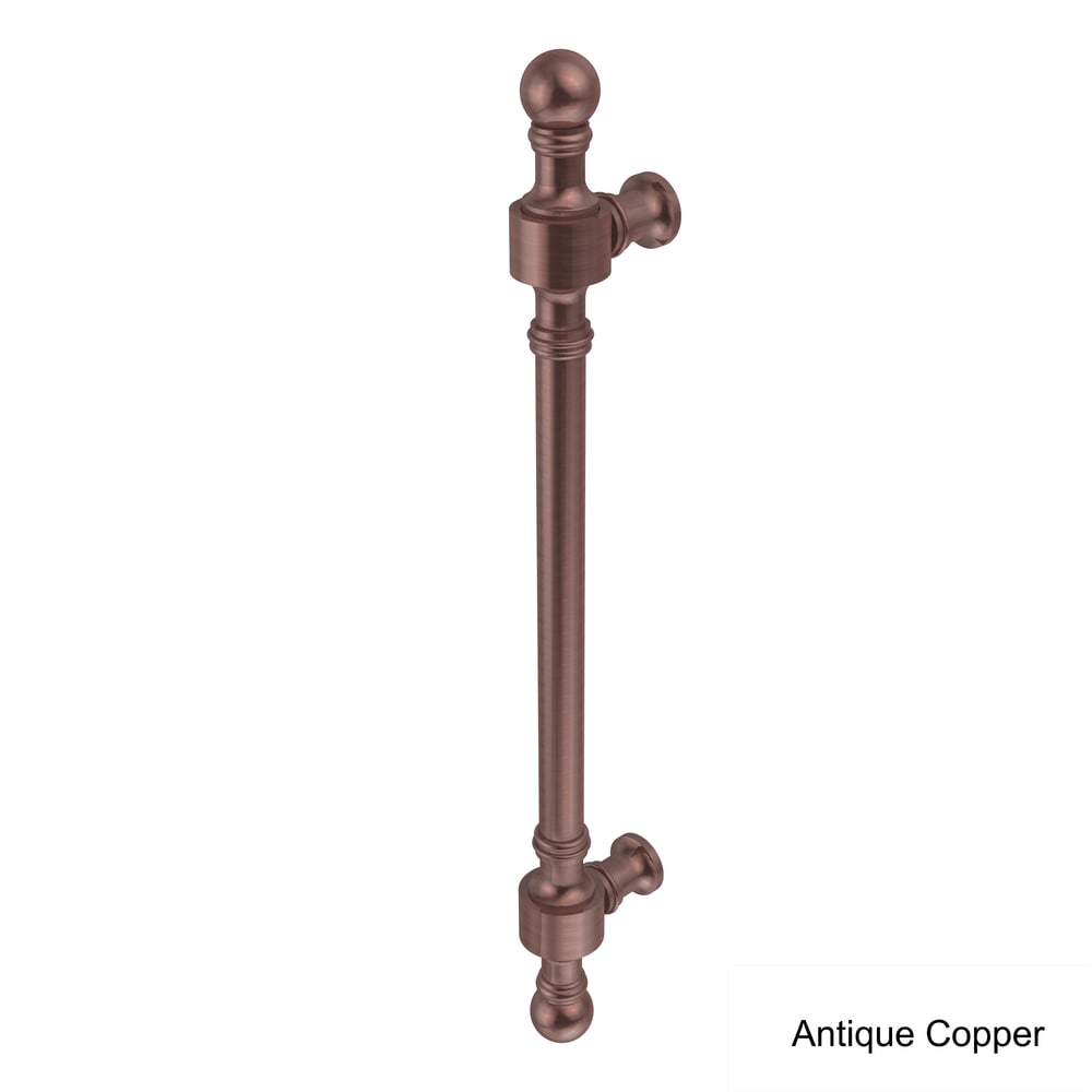 Allied Brass 8-in Door Pull with Dotted Accents, Oil Rubbed Bronze
