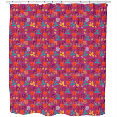 When The Leaves Fall Shower Curtain