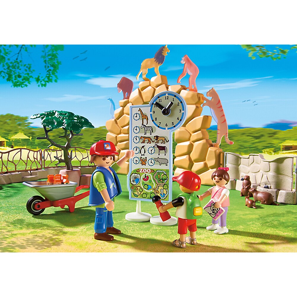 playmobil large city zoo playset