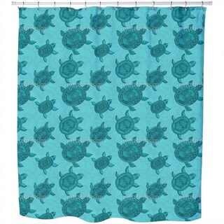 Polynesian Sea Turtles Shower Curtain - Bed Bath & Beyond - 11615195