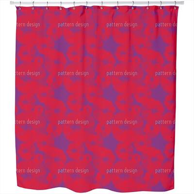 Poppy Pop Art Shower Curtain