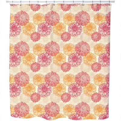 My Most Beautiful Dahlias Shower Curtain