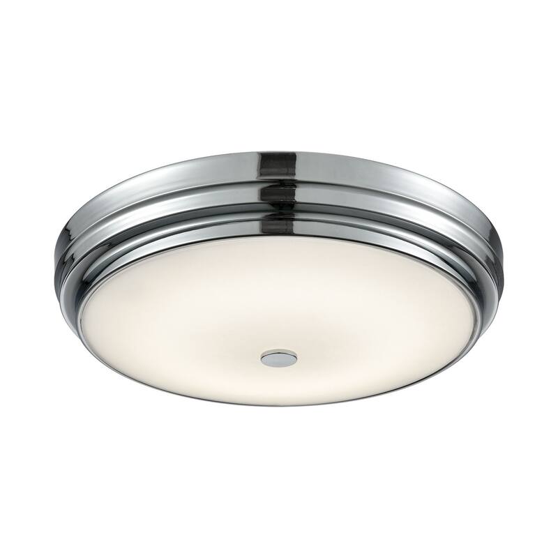 Elk Home Garvey Chrome 15.75 Inch Wide 1 Light Flush Mount